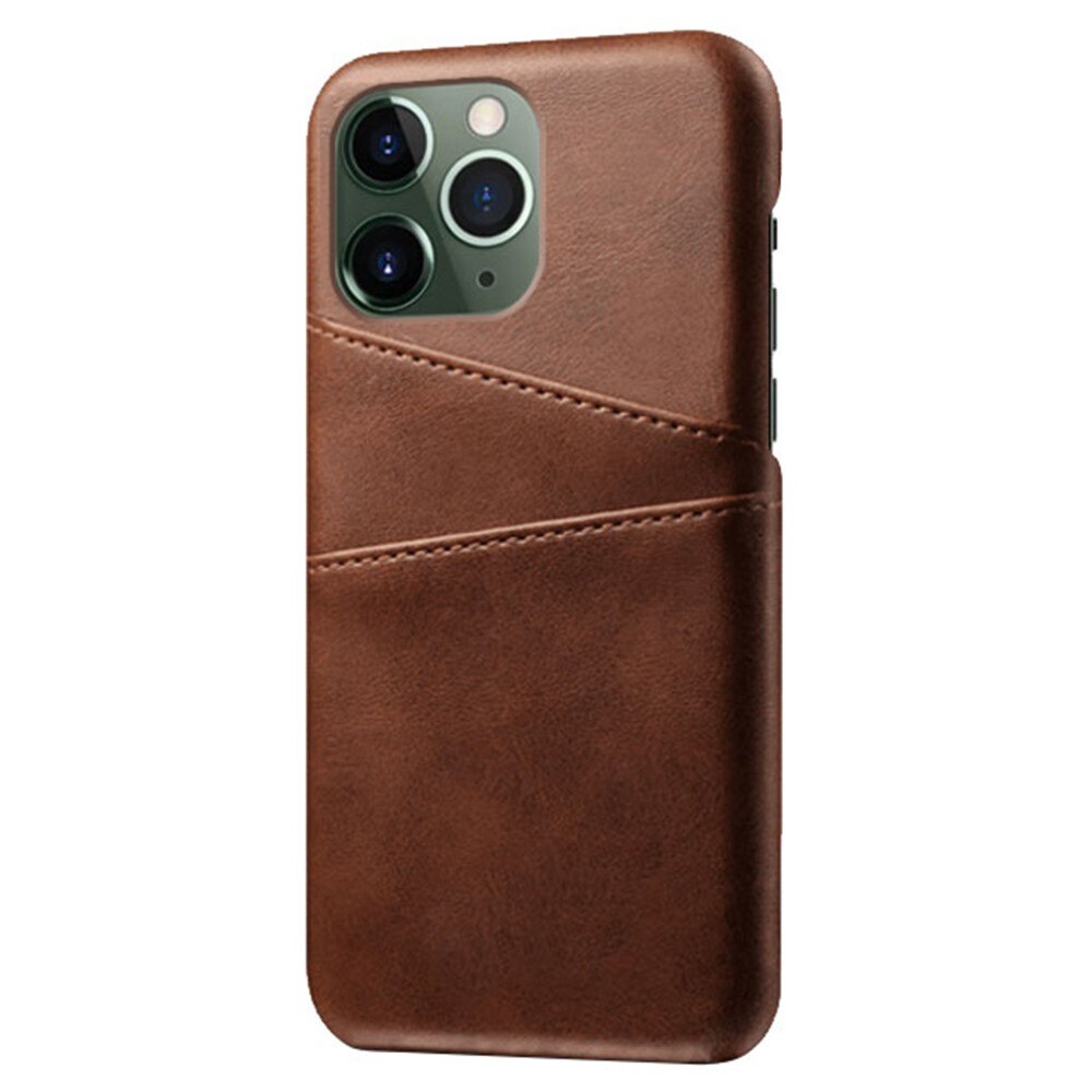 iPhone 15 Pro Card Slots Case Brown