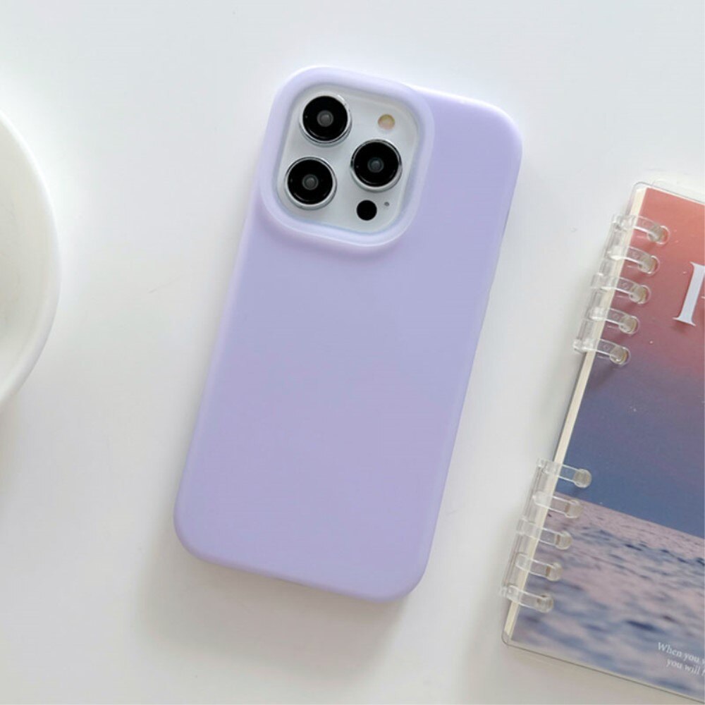 iPhone 15 Pro Jelly Silicone Case Purple