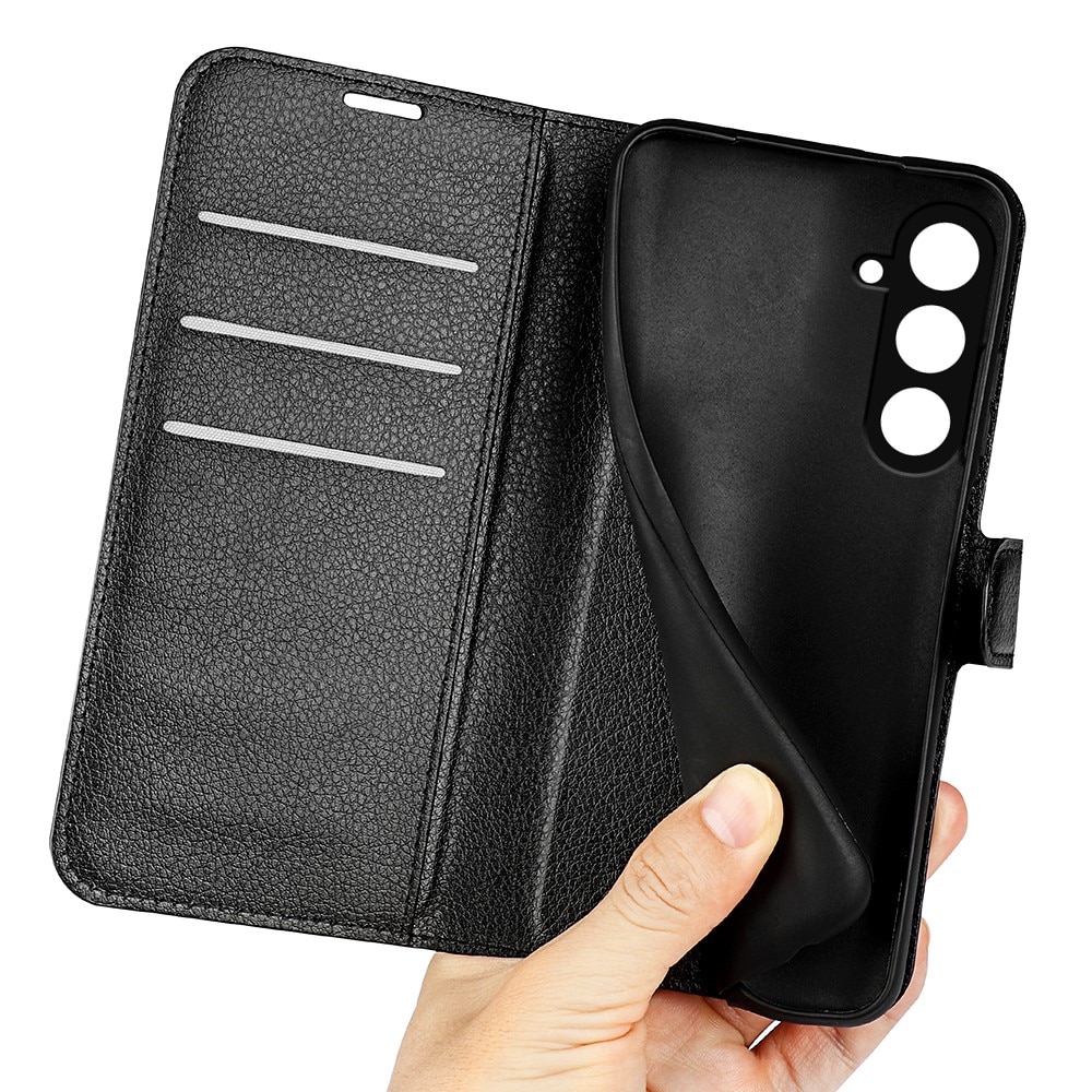 Samsung Galaxy S23 FE Wallet Book Cover Black