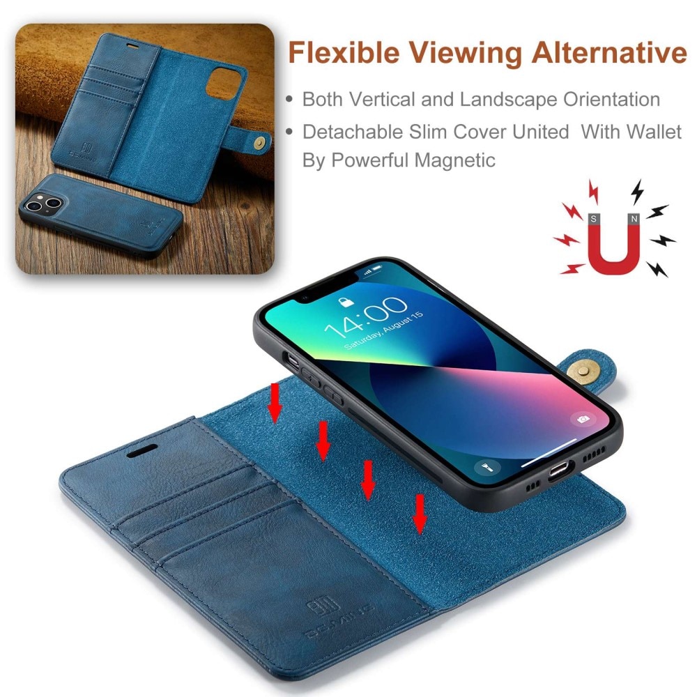 iPhone 15 Magnet Wallet Blue