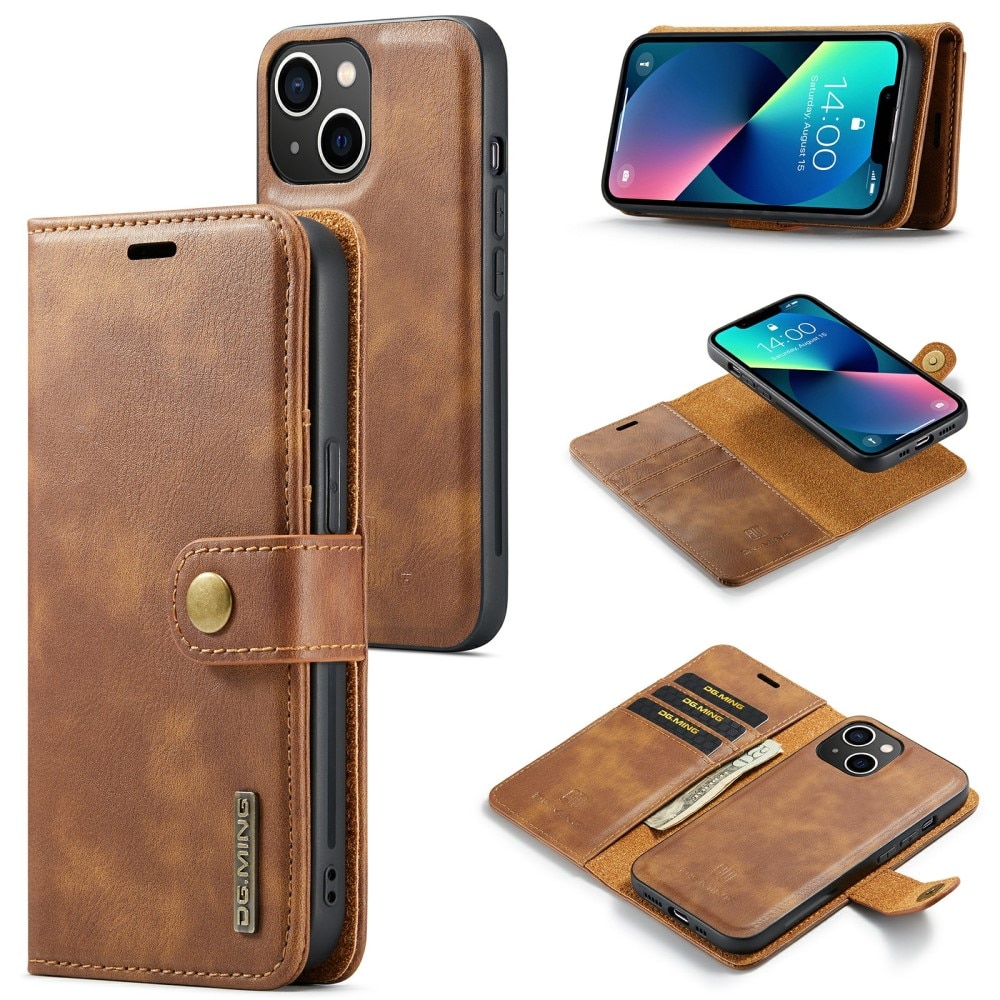 iPhone 15 Magnet Wallet Cognac