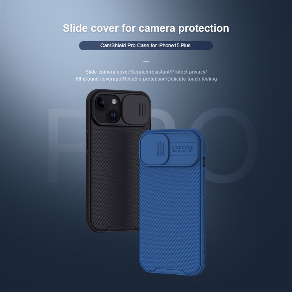 iPhone 15 Plus CamShield Case Black