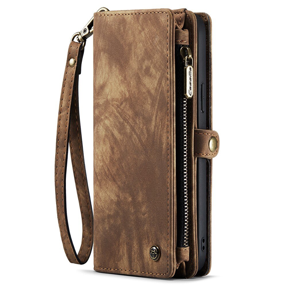 iPhone 15 Pro Multi-slot Wallet Case Brown