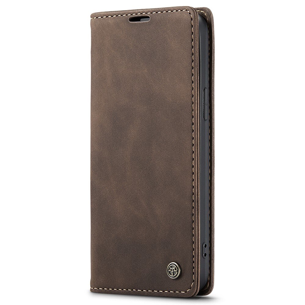 iPhone 15 Pro Slim Wallet Case Brown