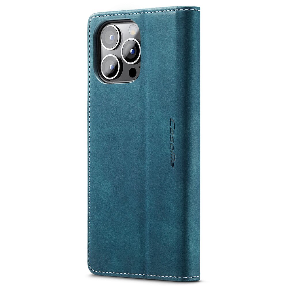 iPhone 15 Pro Slim Wallet Case Blue