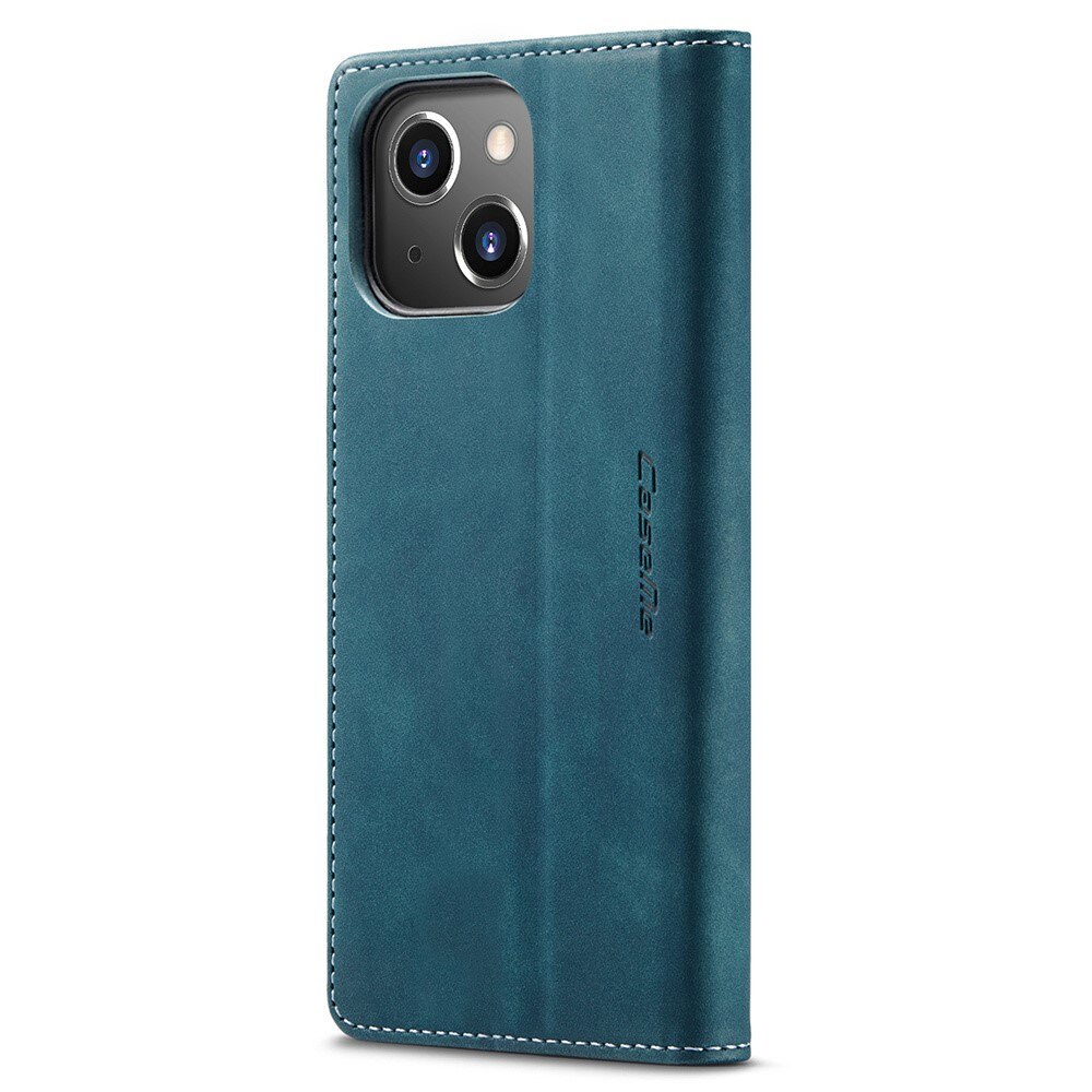 iPhone 15 Slim Wallet Case Blue