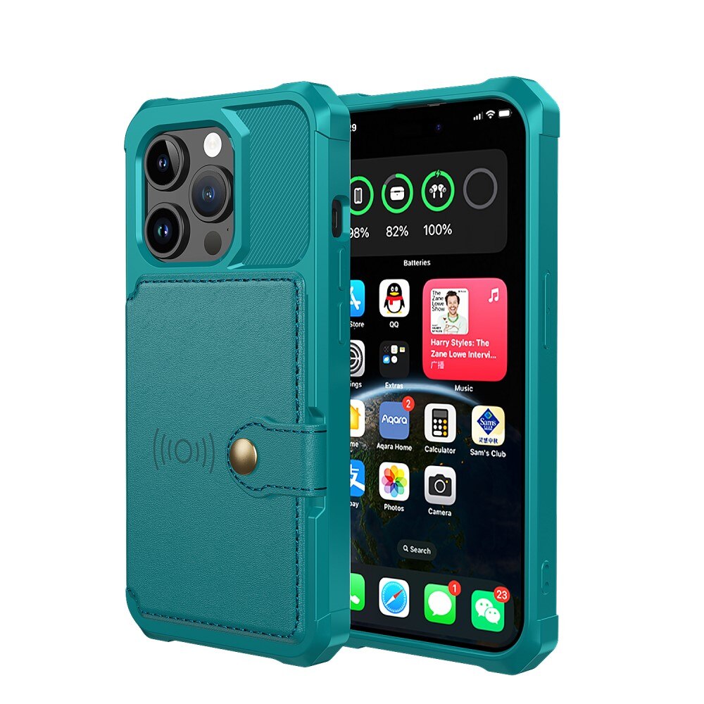 iPhone 15 Pro Max Tough Multi-slot Case Green