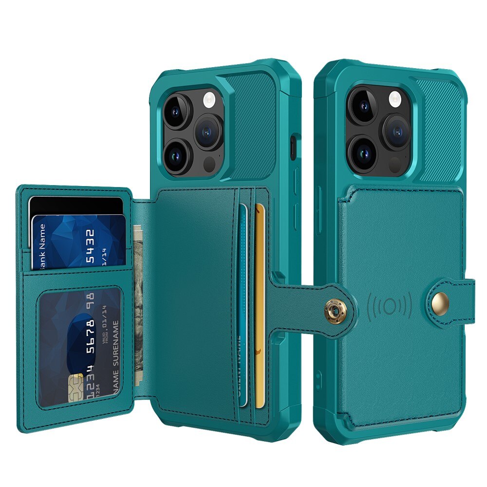 iPhone 15 Pro Max Tough Multi-slot Case Green