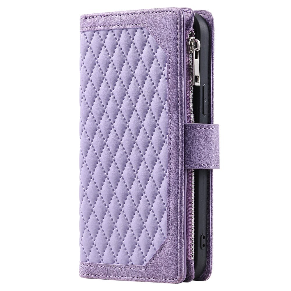 Samsung Galaxy S24 Wallet/Purse Quilted Purple