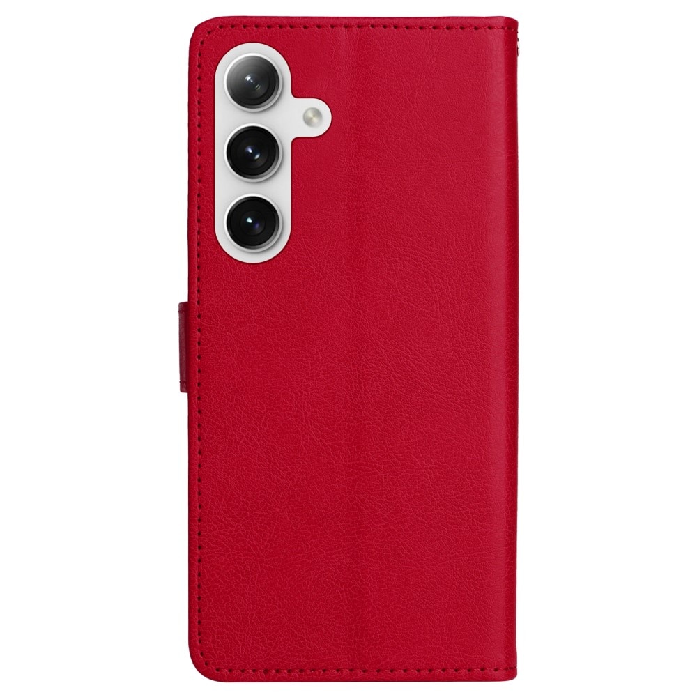 Samsung Galaxy S24 Wallet Case Red