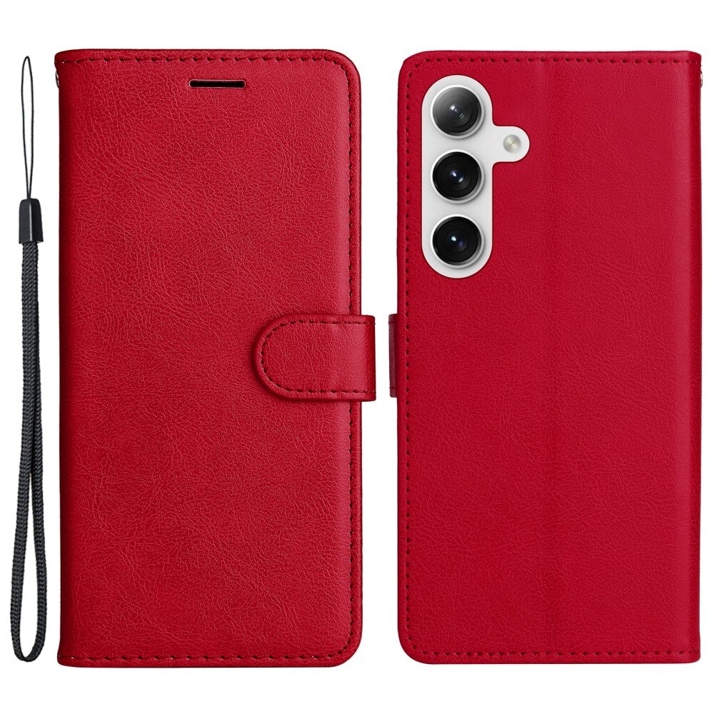 Samsung Galaxy S24 Wallet Case Red