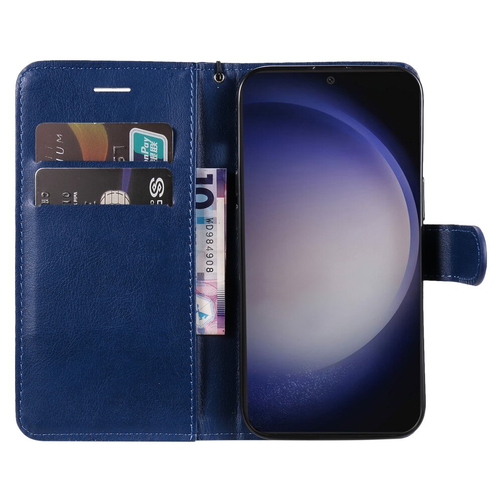 Samsung Galaxy S24 Wallet Case Blue