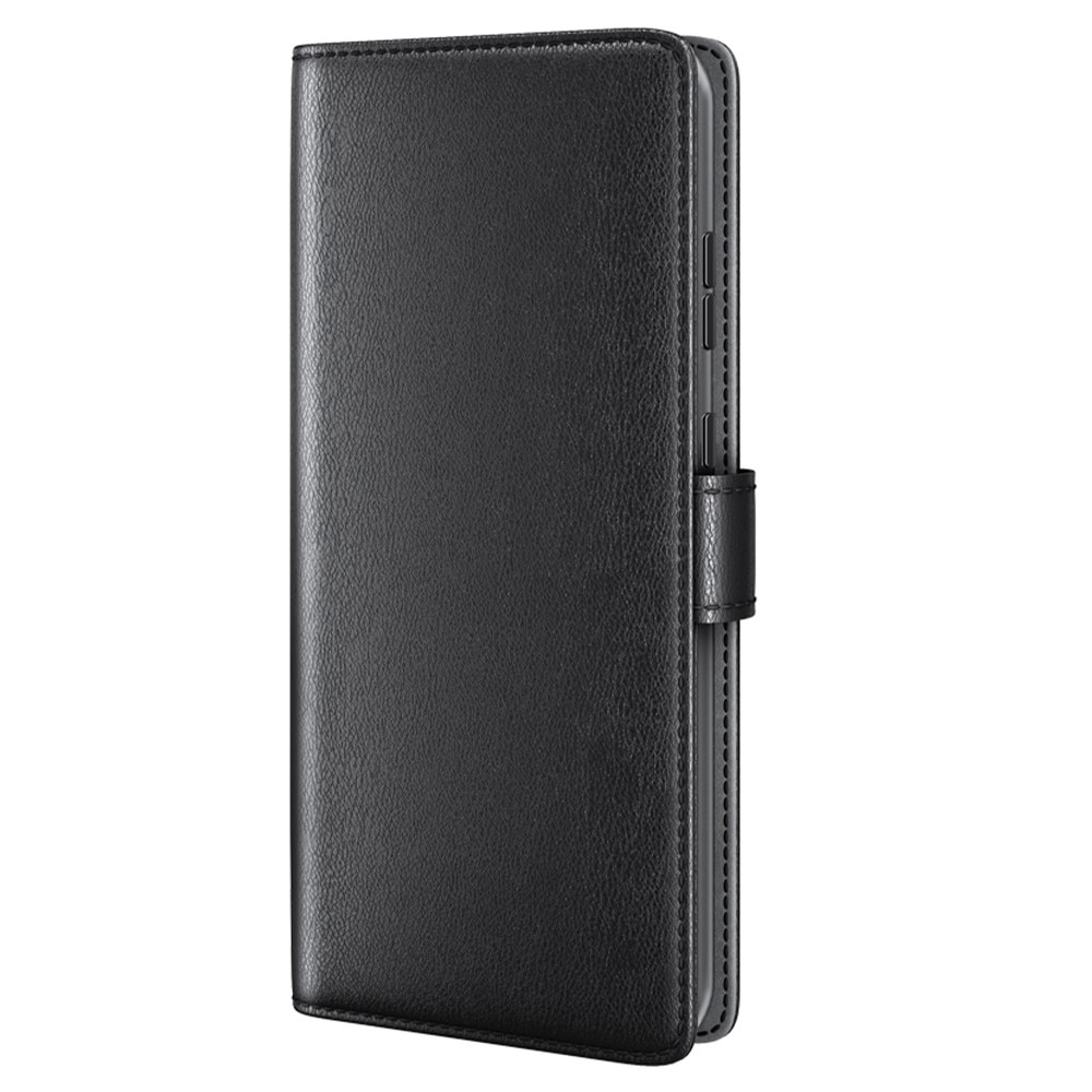 Samsung Galaxy S23 FE Genuine Leather Wallet Case Black