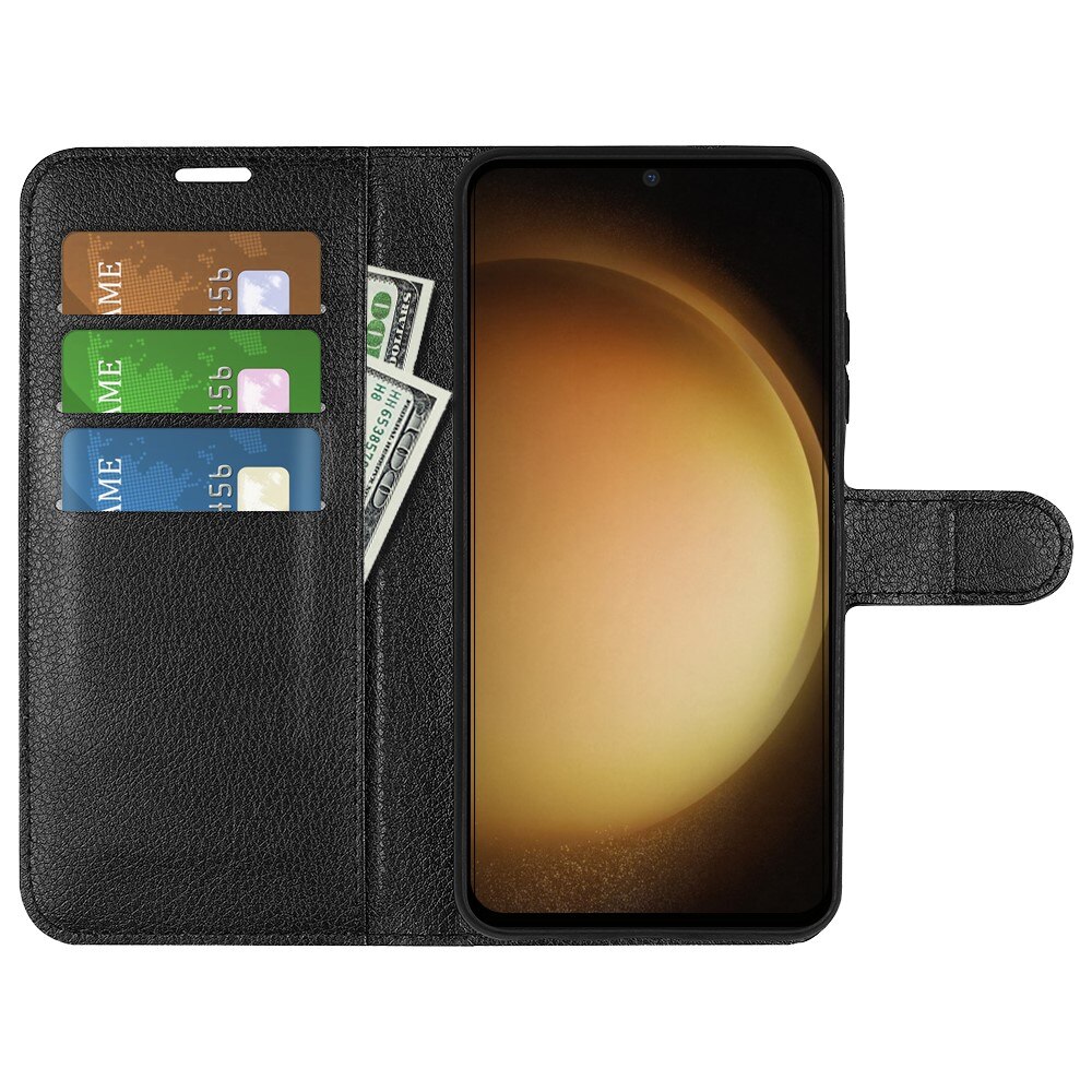 Samsung Galaxy S24 Wallet Book Cover Black