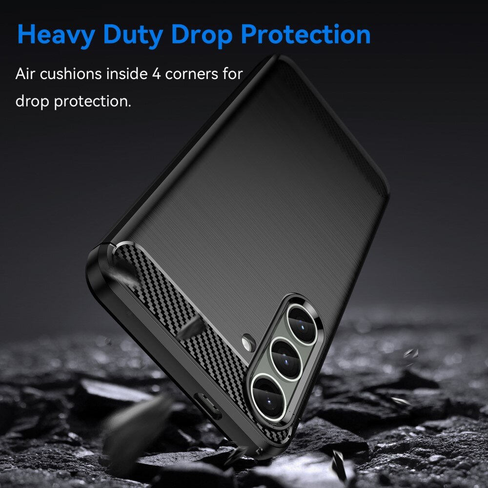tectTech Samsung Galaxy S24 Ultra Brushed TPU Case Black