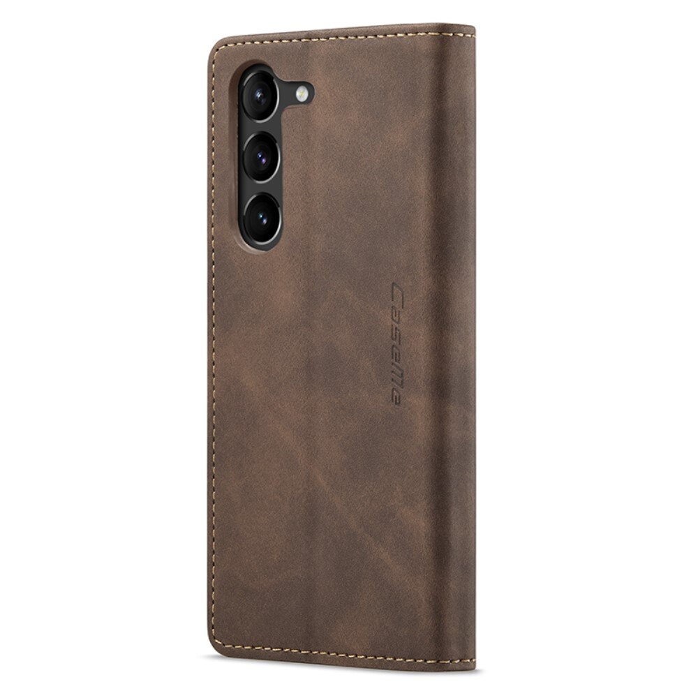 Samsung Galaxy S24 Plus Slim Wallet Case Brown