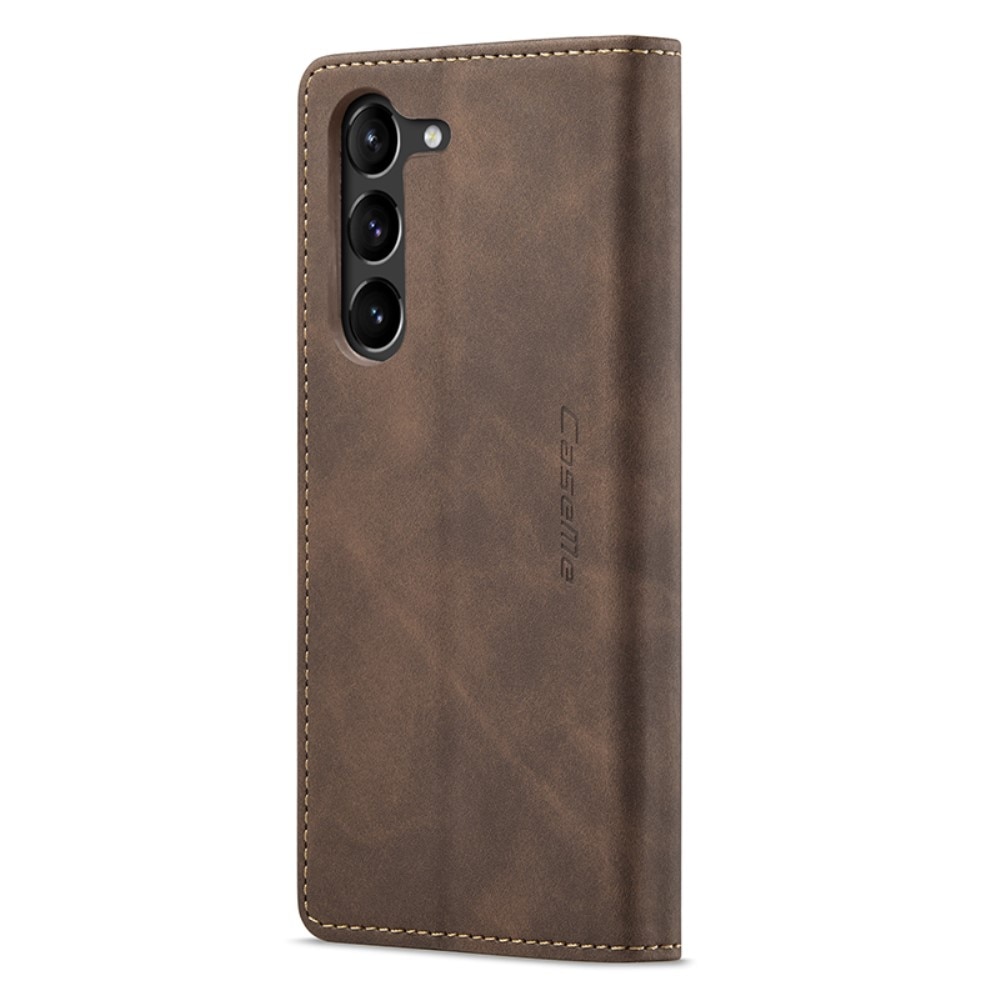 Samsung Galaxy S24 Slim Wallet Case Brown