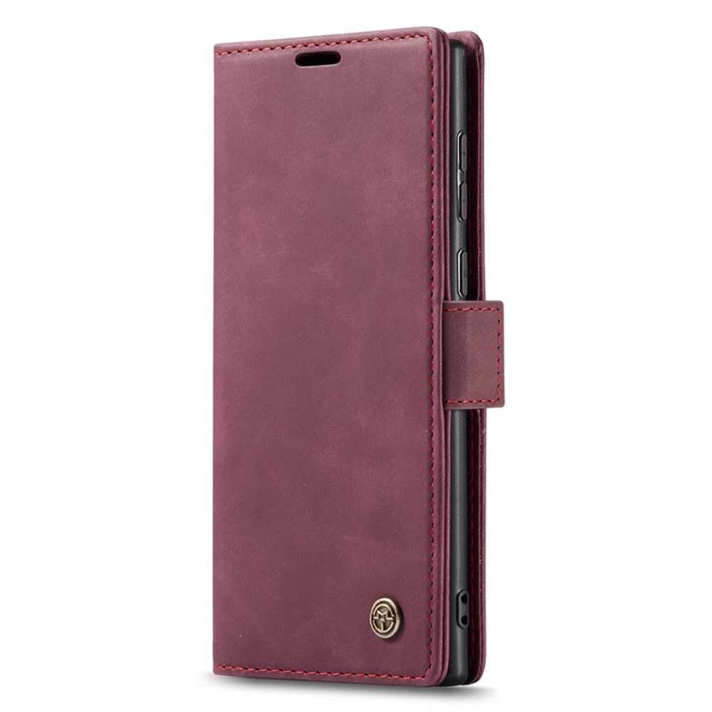 Samsung Galaxy S24 Ultra Slim Wallet Case Red