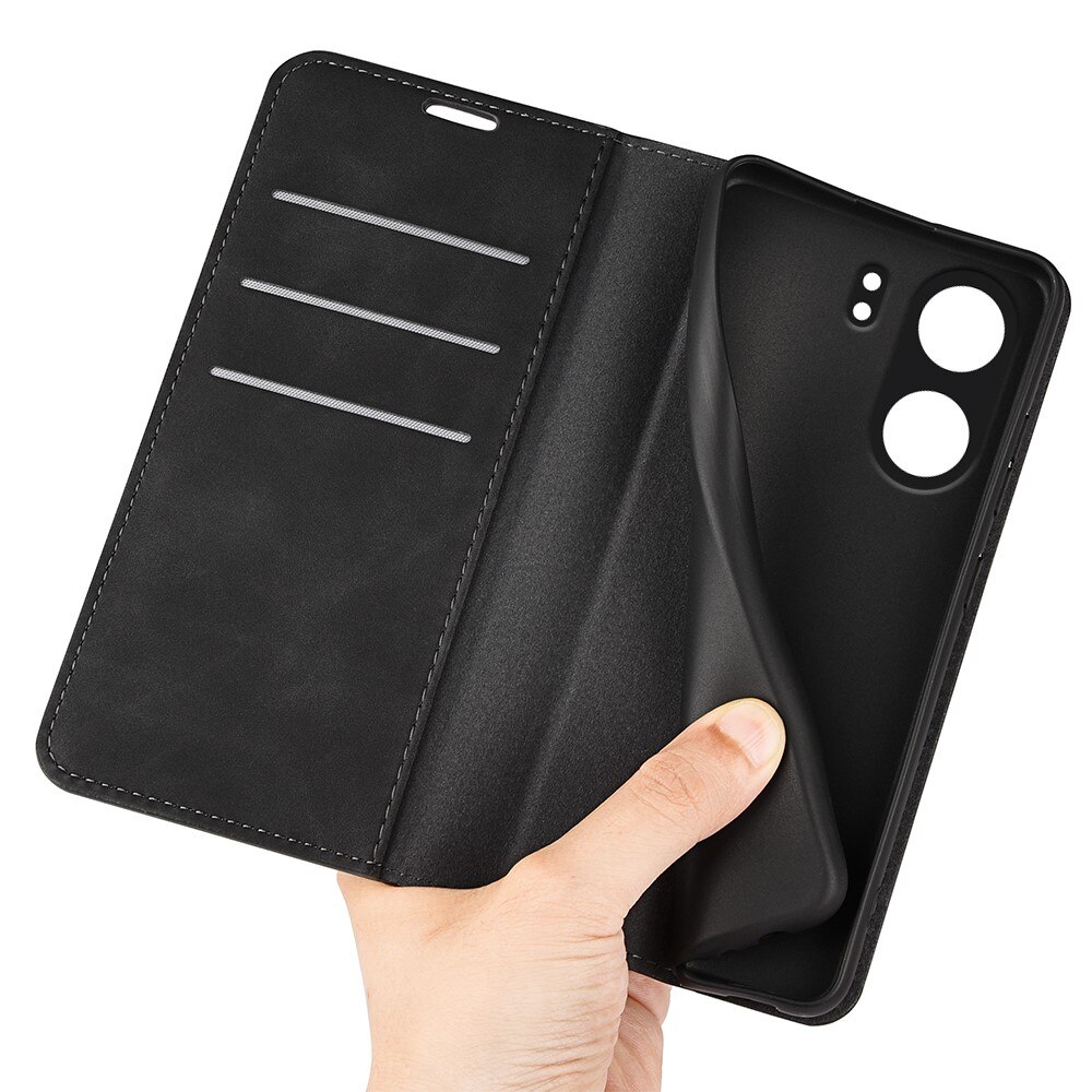 Xiaomi Redmi 13C Slim Wallet Case Black