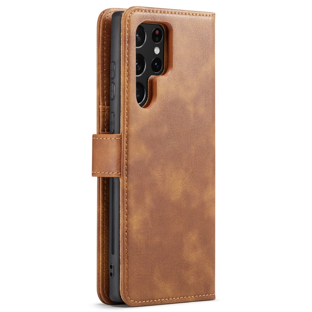 Samsung Galaxy S24 Ultra Magnet Wallet Cognac