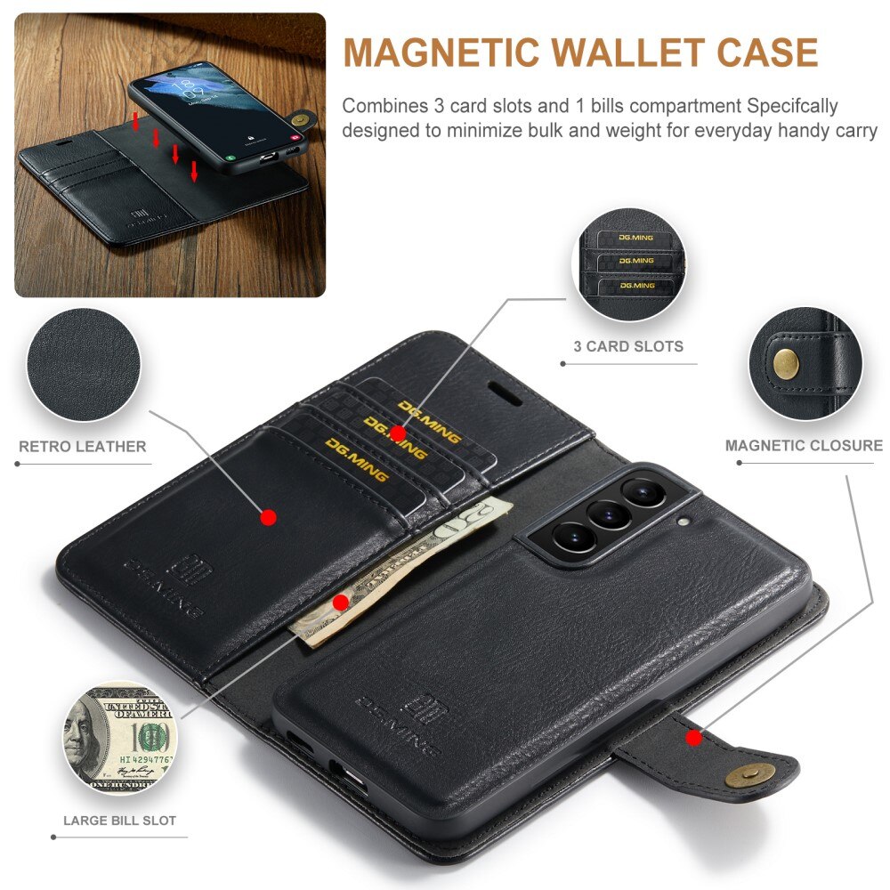 Samsung Galaxy S24 Magnet Wallet Black