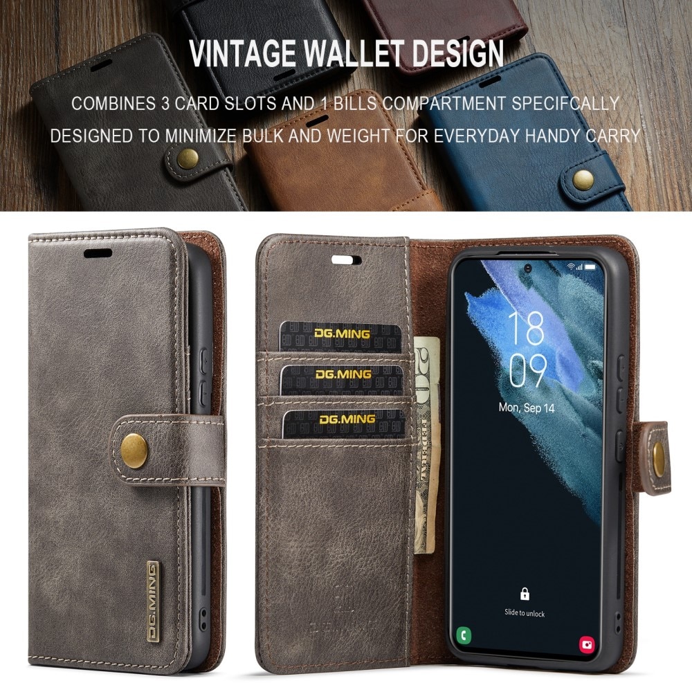 Samsung Galaxy S24 Magnet Wallet Brown