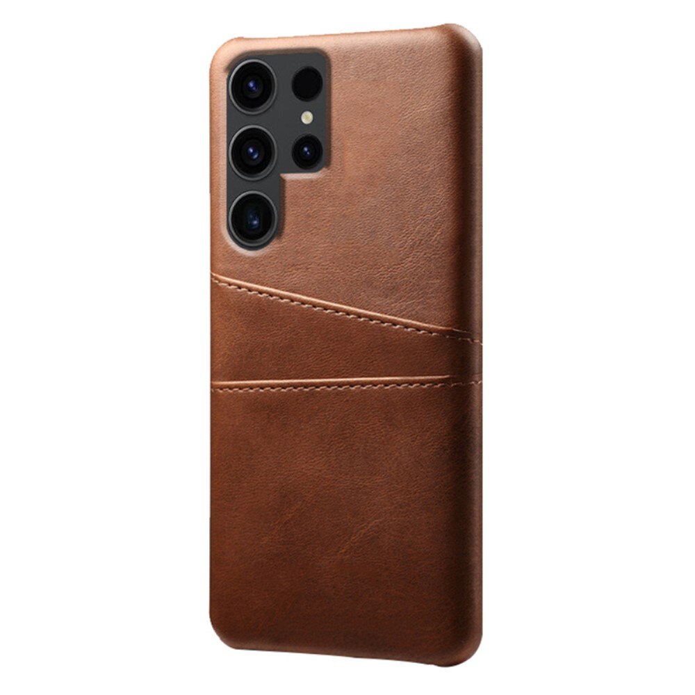 Samsung Galaxy S24 Ultra Card Slots Case Brown