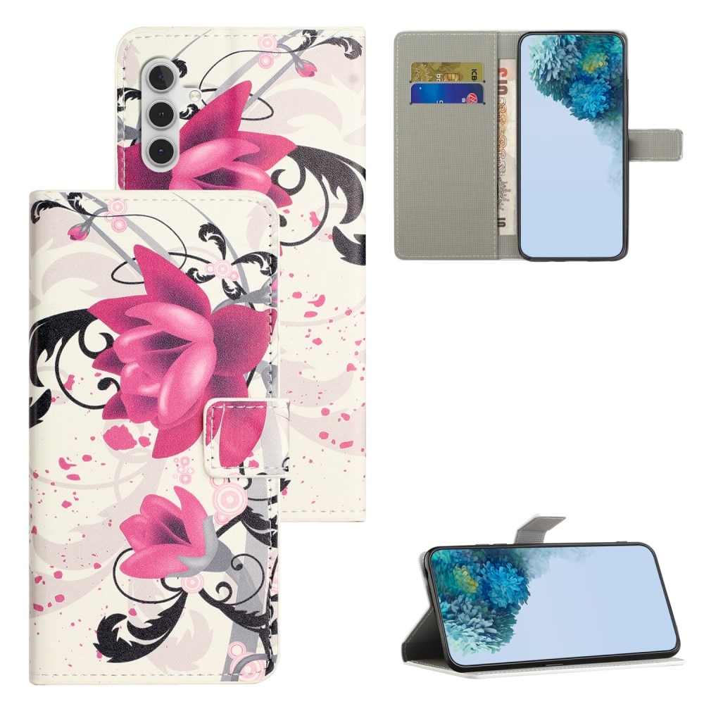 Samsung Galaxy A55 Wallet Case Flowers