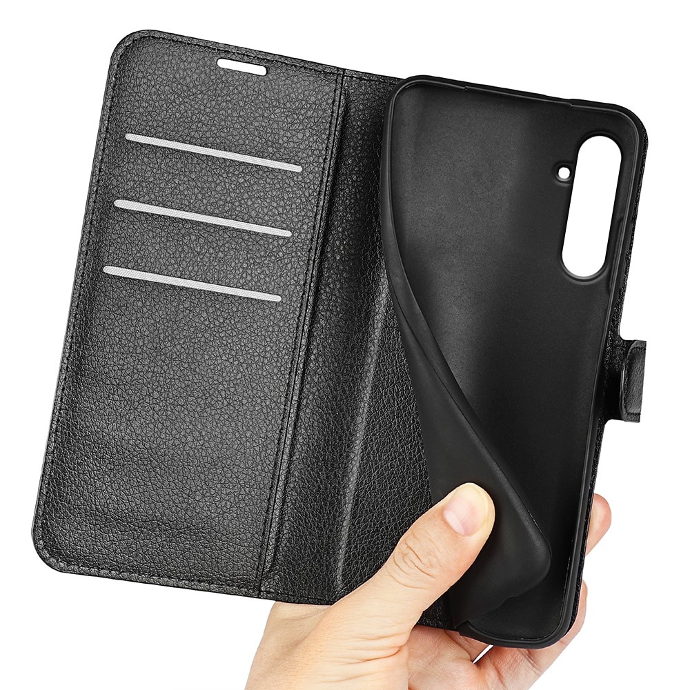 Samsung Galaxy A55 Wallet Book Cover Black