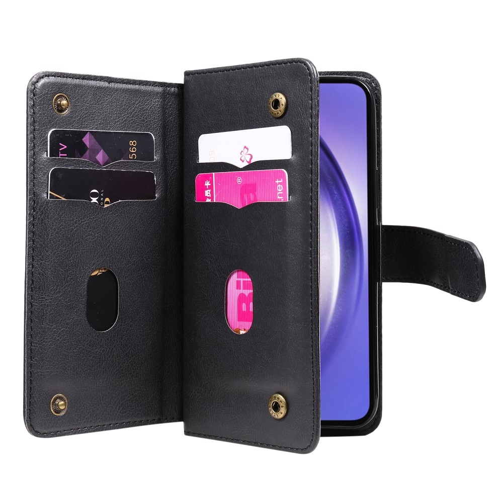 Samsung Galaxy A55 Wallet Cover Multi-slot Black