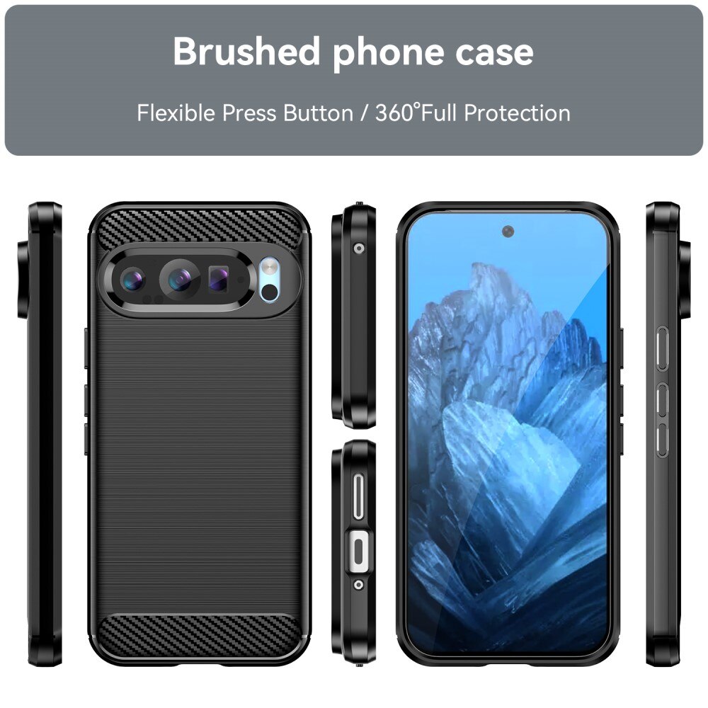 Google Pixel 9 Brushed TPU Case Black