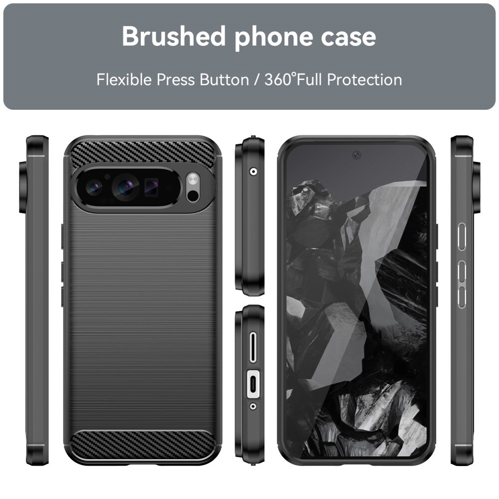 Google Pixel 9 Pro XL Brushed TPU Case Black