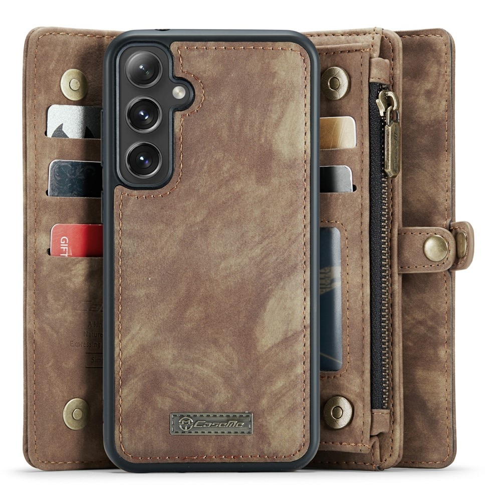 Samsung Galaxy S24 Multi-slot Wallet Case Brown