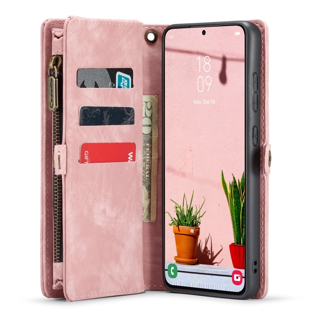 Samsung Galaxy S24 Multi-slot Wallet Case Pink