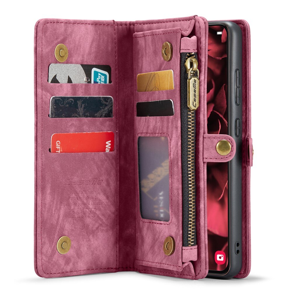 Samsung Galaxy S24 Multi-slot Wallet Case Red