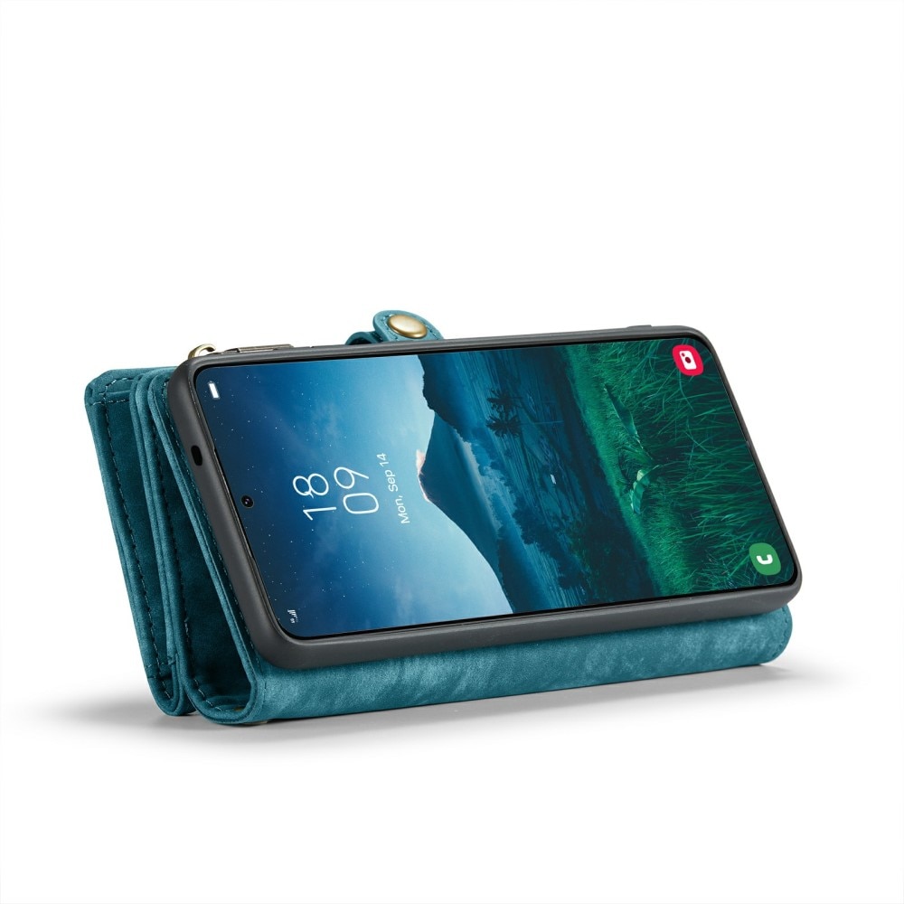 Samsung Galaxy S24 Plus Multi-slot Wallet Case Blue