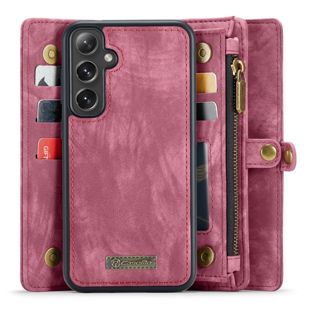 Samsung Galaxy S24 Plus Multi-slot Wallet Case Red