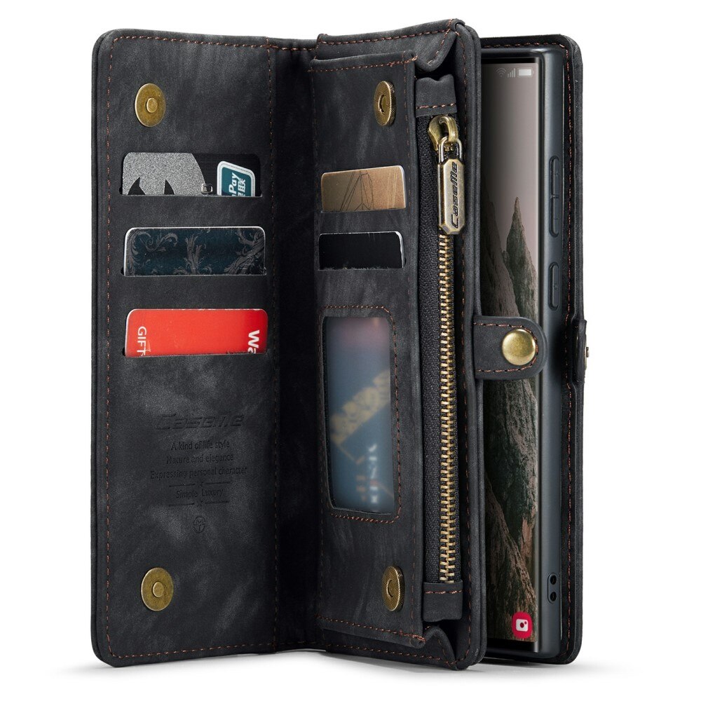 Samsung Galaxy S24 Ultra Multi-slot Wallet Case Grey