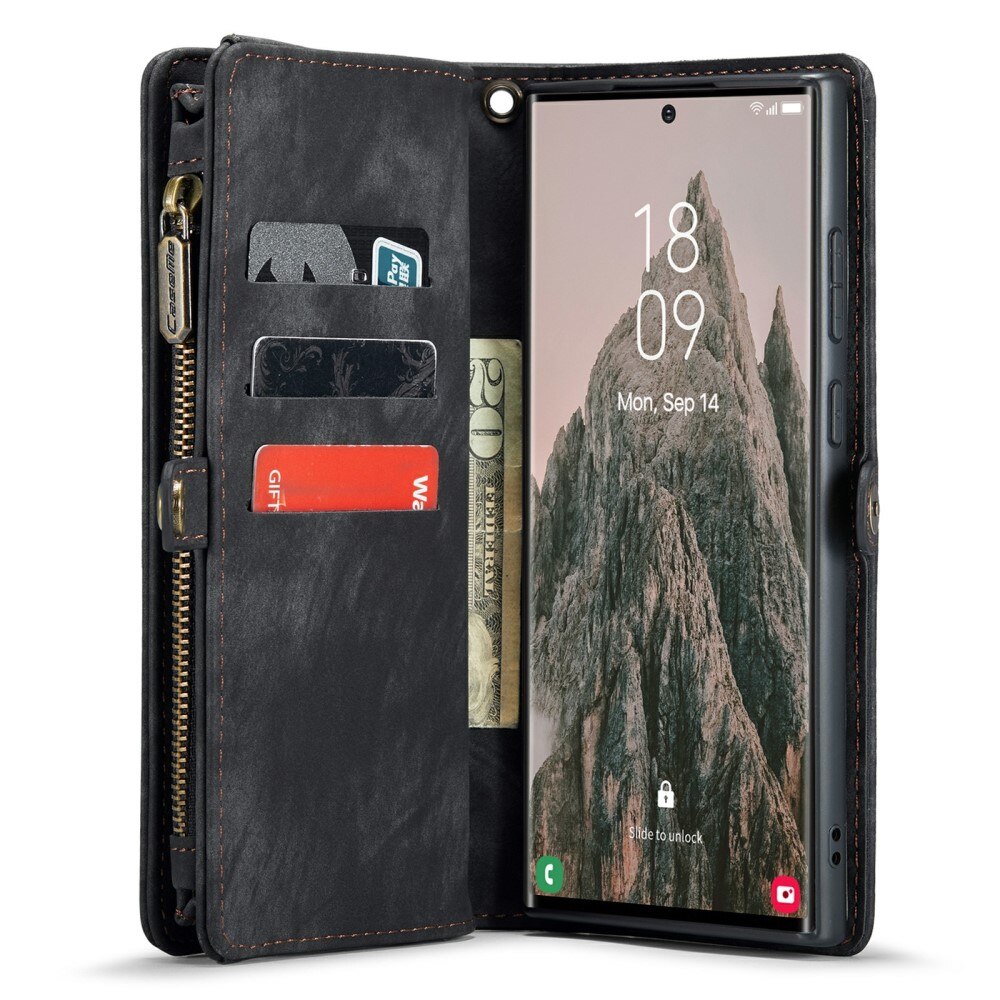 Samsung Galaxy S24 Ultra Multi-slot Wallet Case Grey