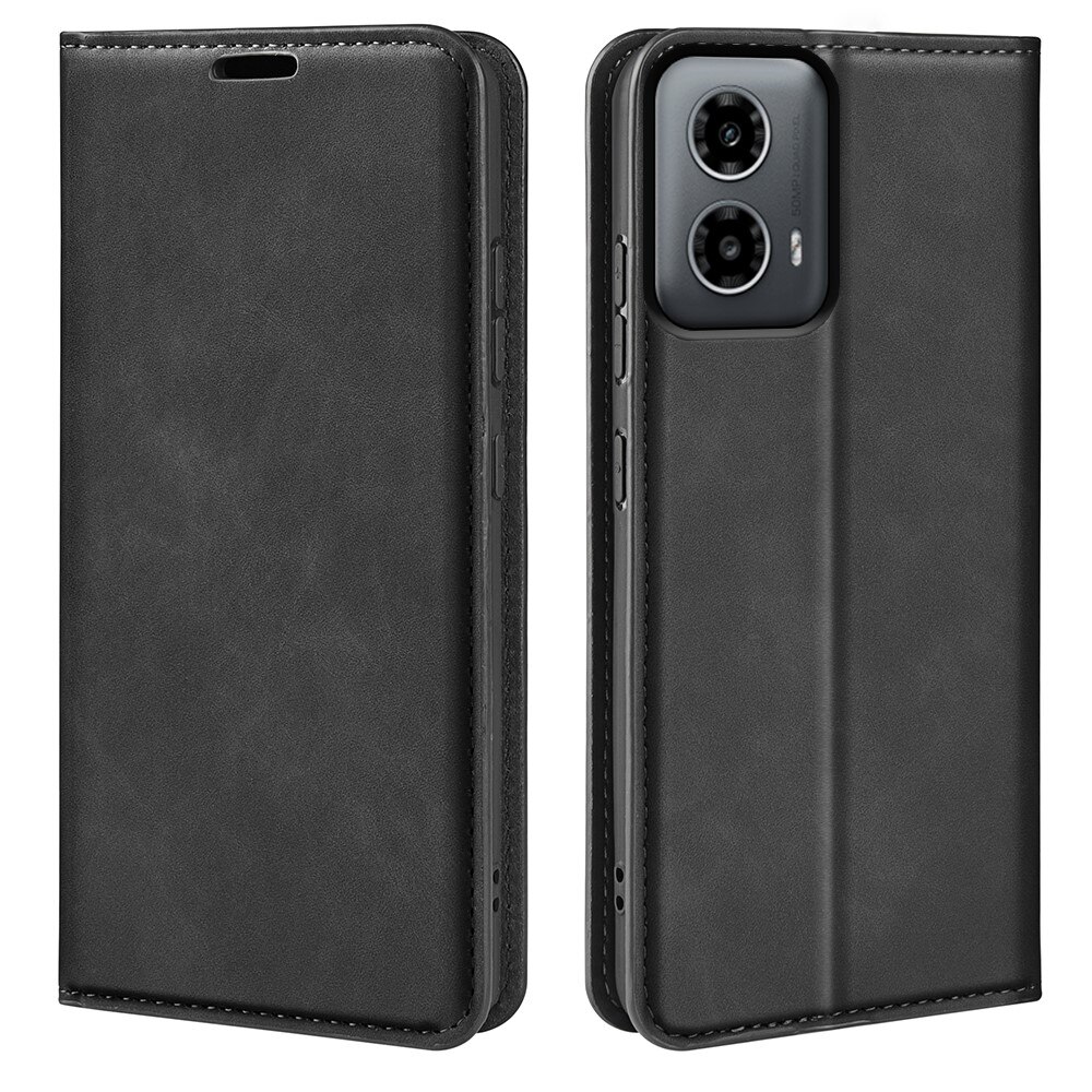 Motorola Moto G34 Slim Wallet Case Black