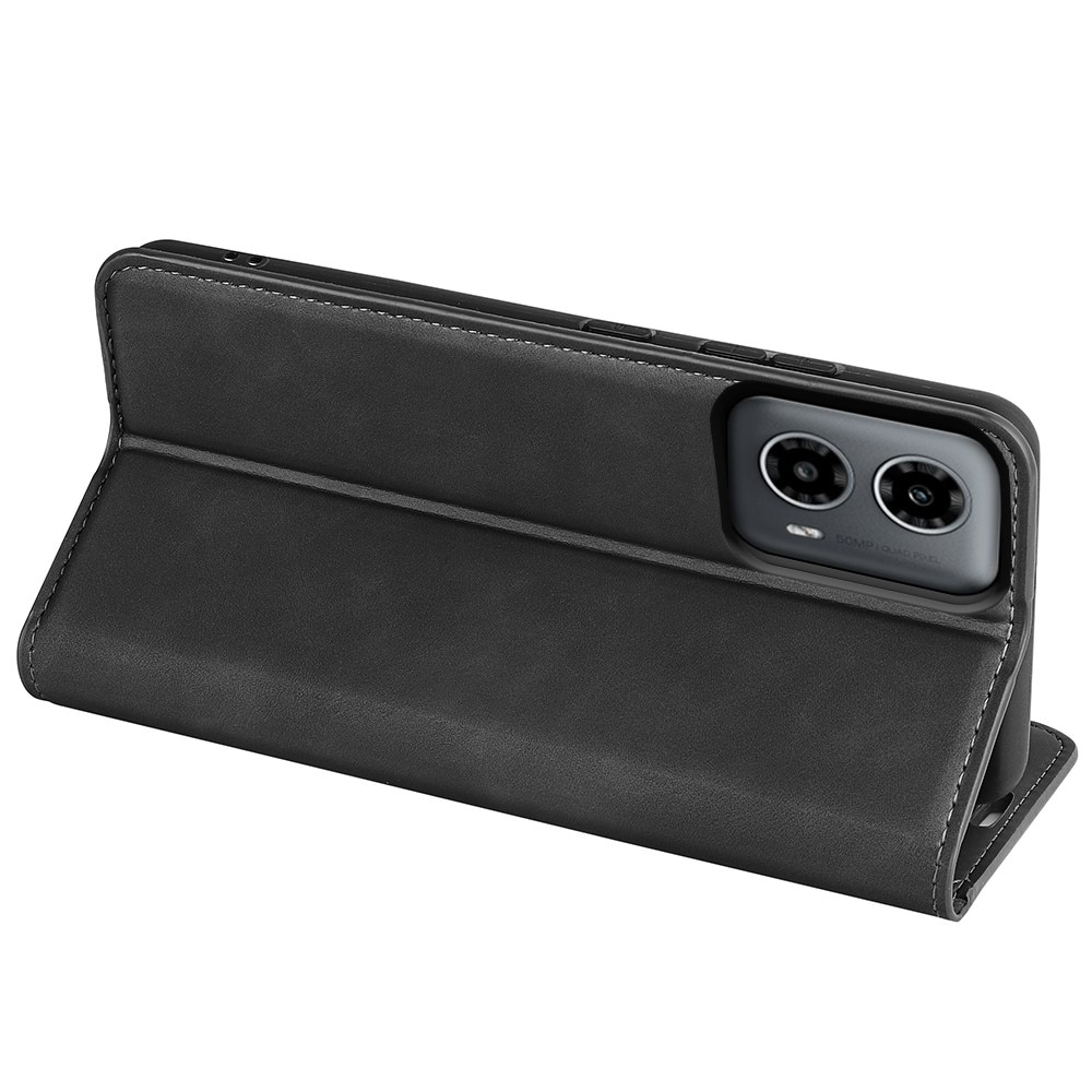 Motorola Moto G34 Slim Wallet Case Black