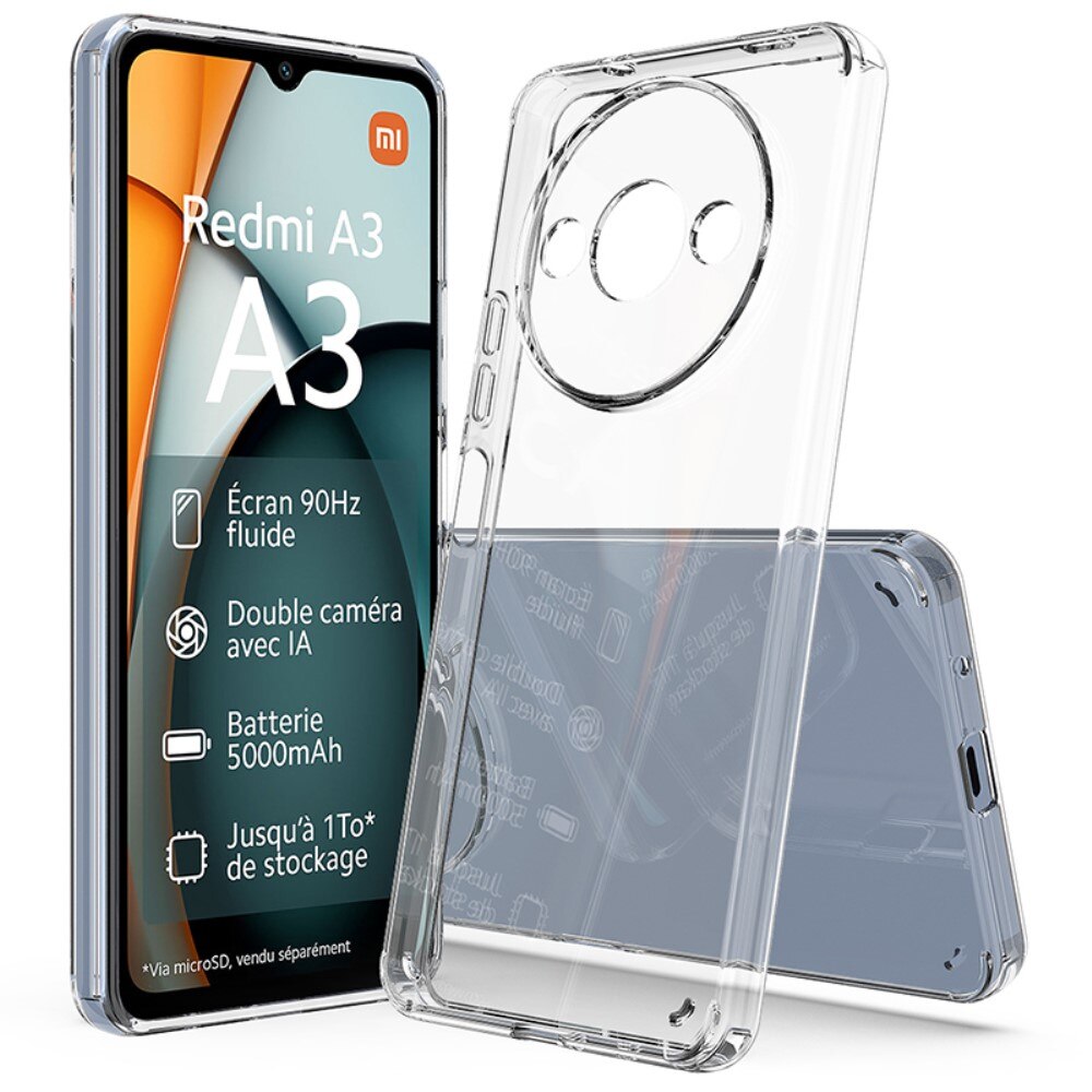 Xiaomi Redmi A3 Hybrid Case Transparent