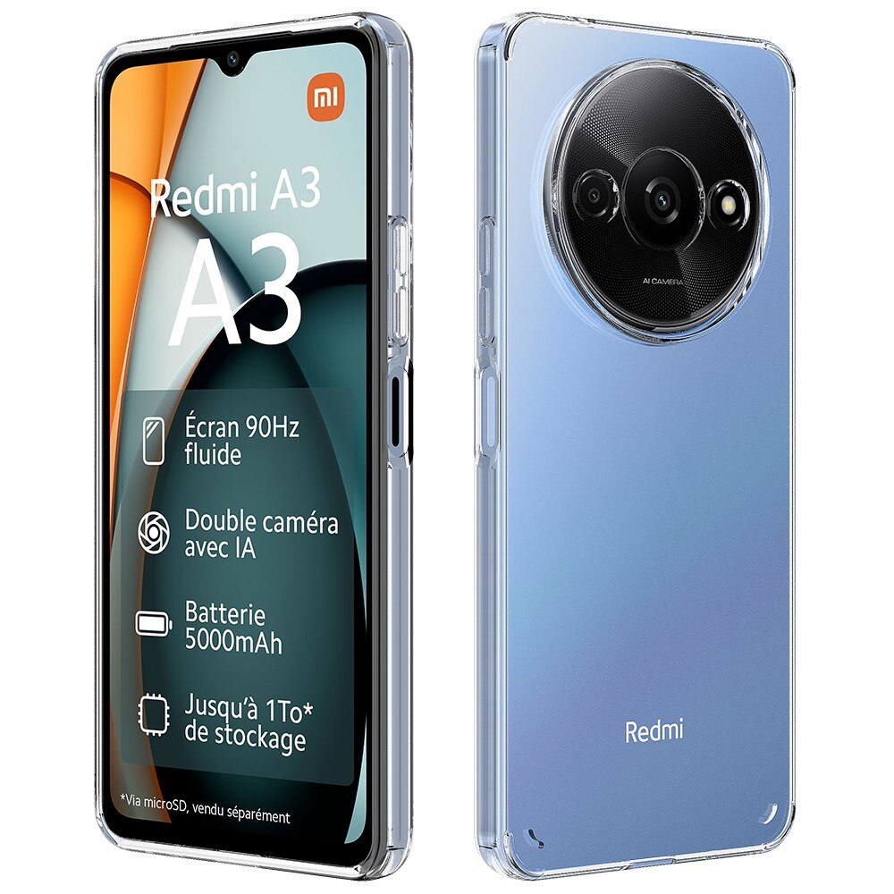 Xiaomi Redmi A3 Hybrid Case Transparent