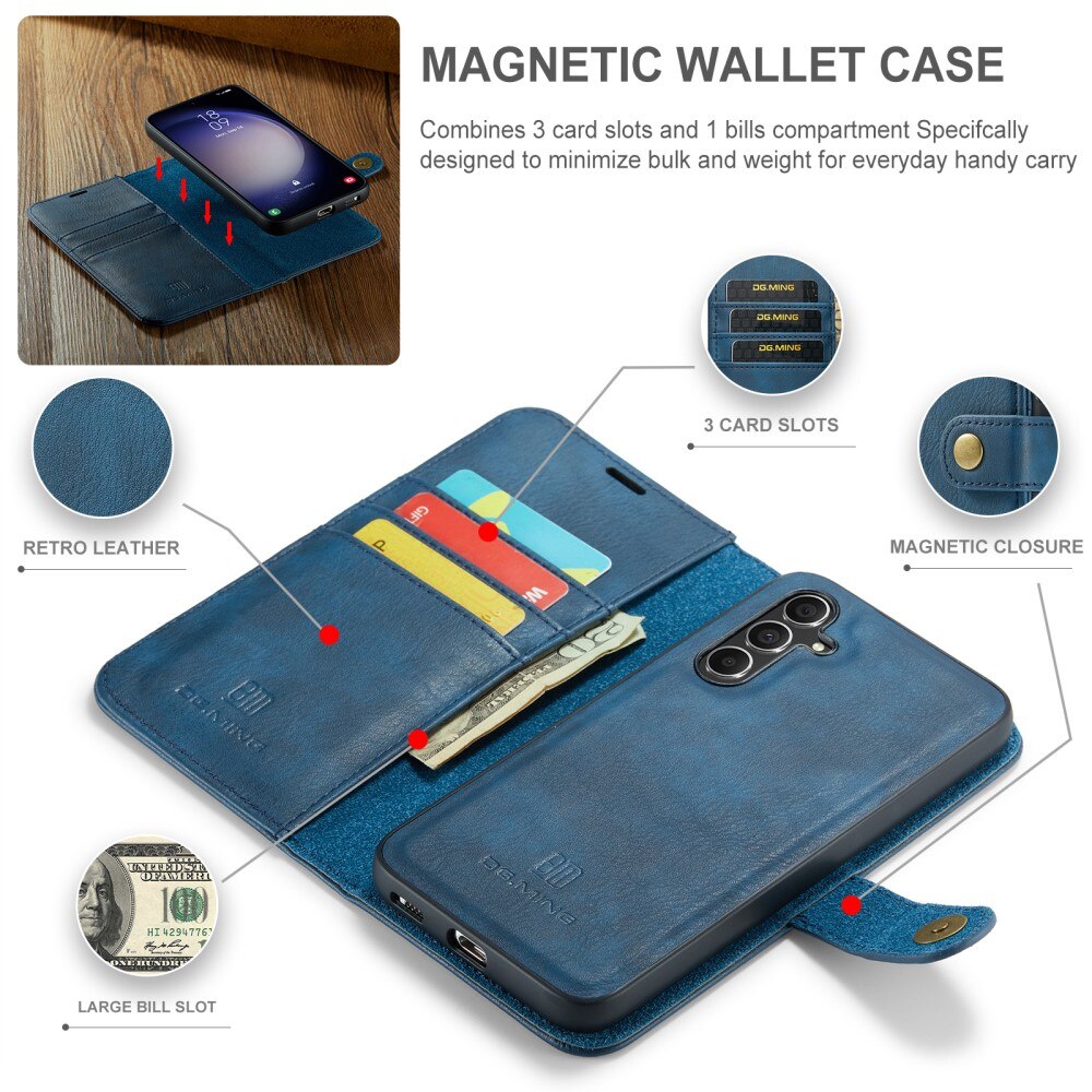 Samsung Galaxy A55 Magnet Wallet Blue