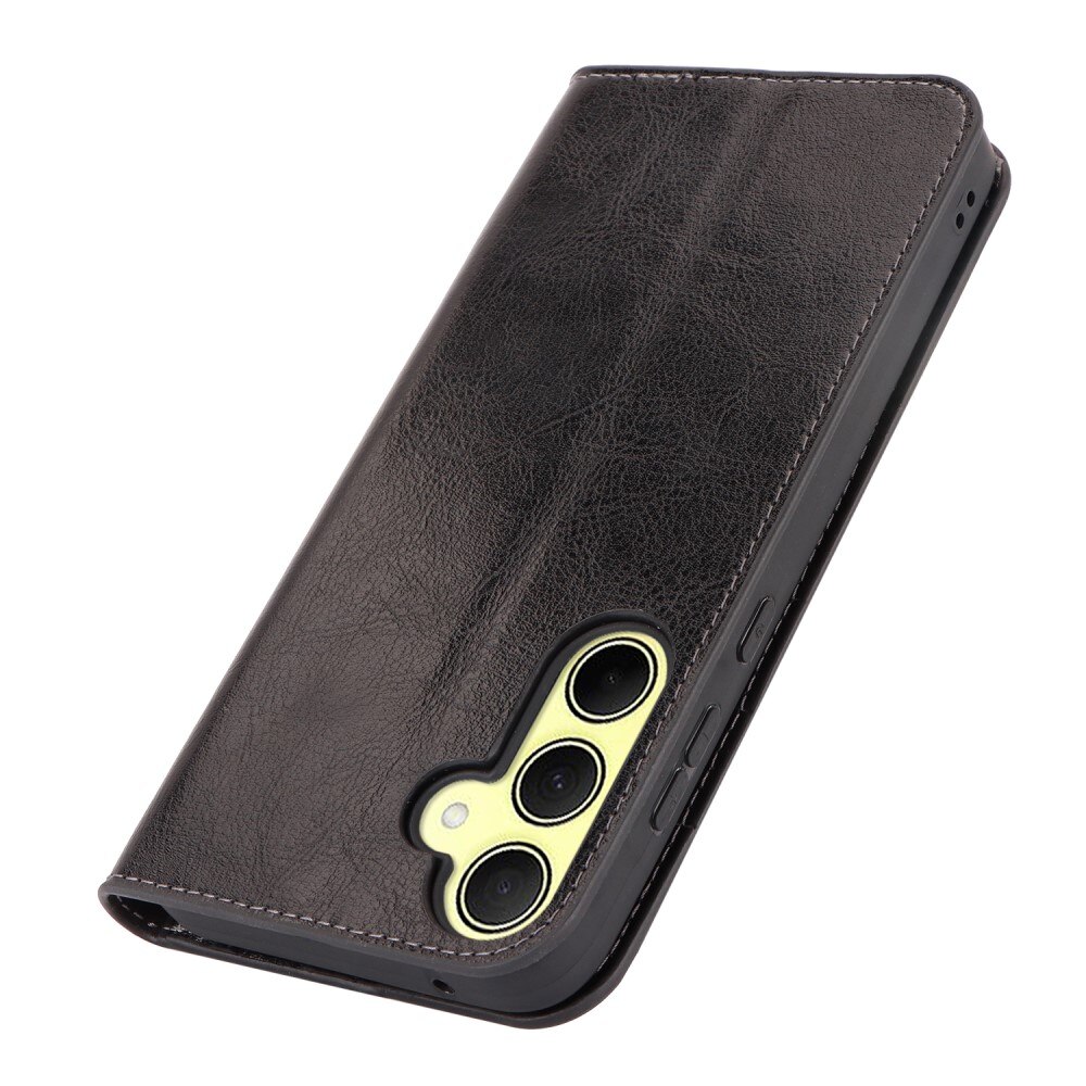 Samsung Galaxy A35 Genuine Leather Wallet Case Black