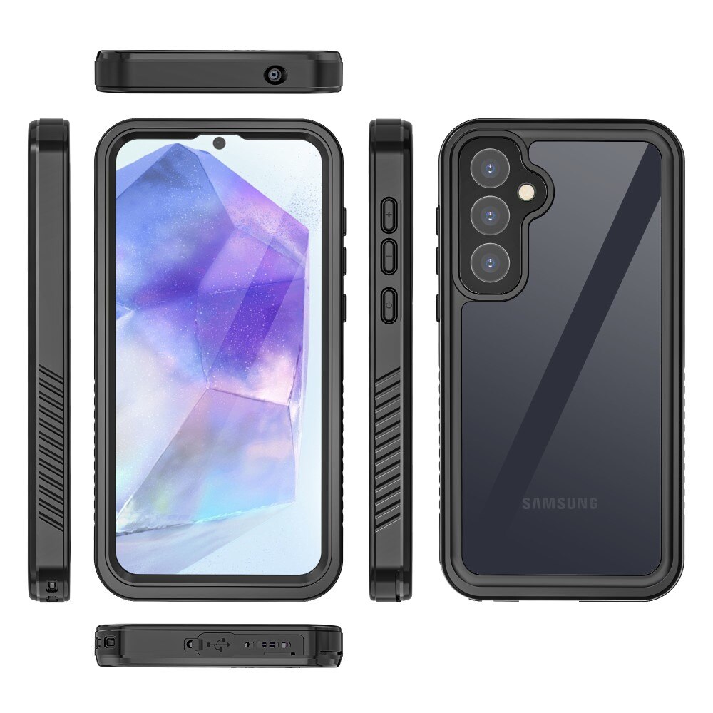 Samsung Galaxy A55 Waterproof Case Transparent