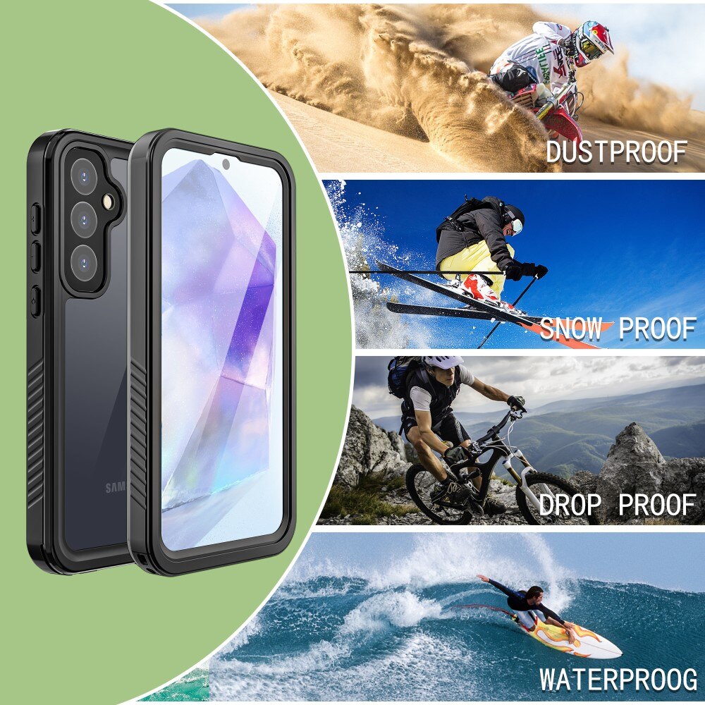 Samsung Galaxy A55 Waterproof Case Transparent