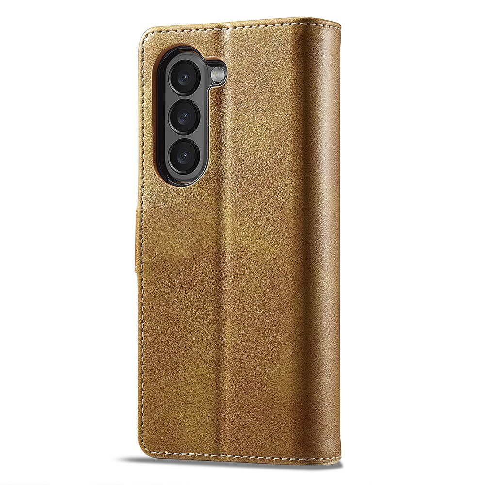 Samsung Galaxy Z Fold 6 Wallet Case Cognac