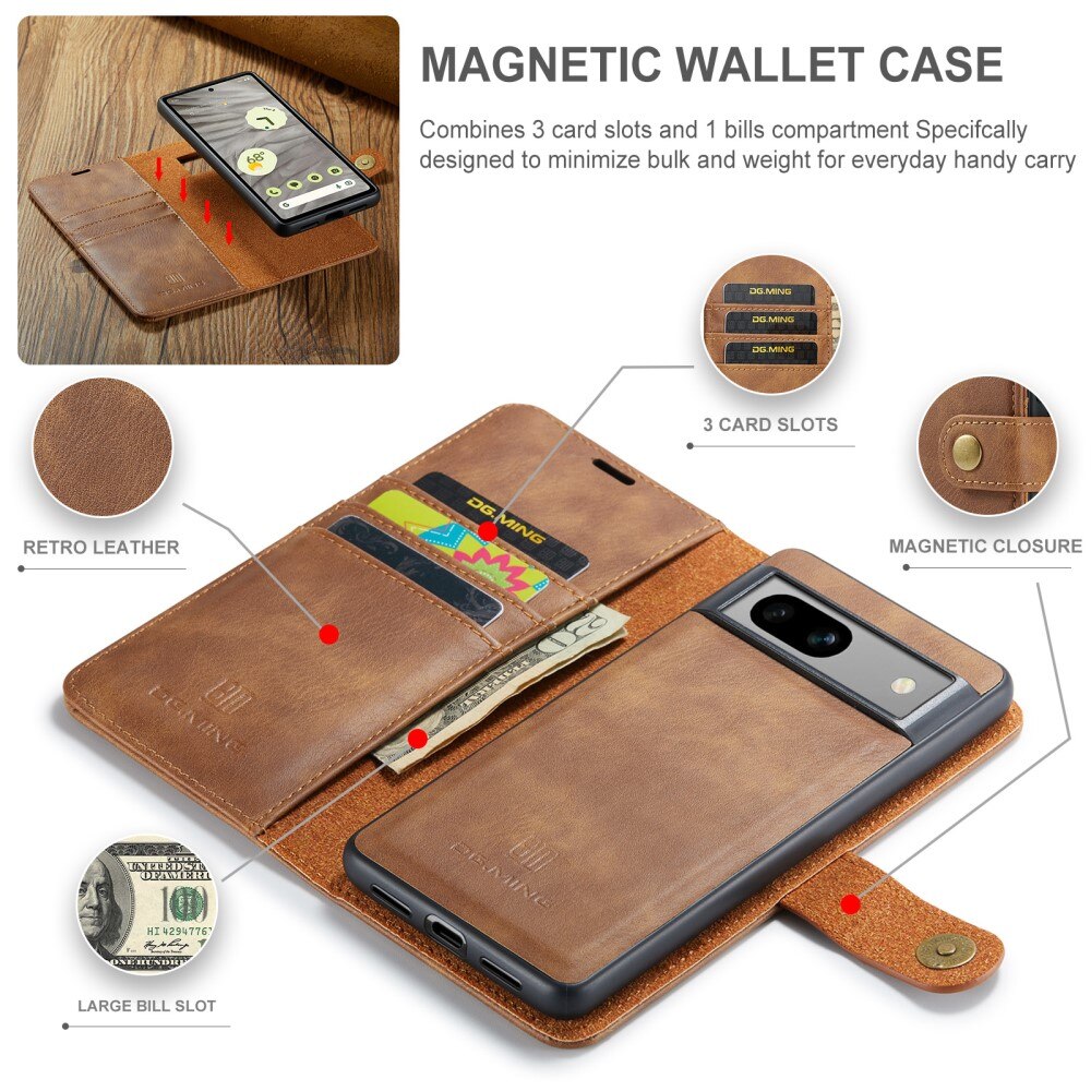 Google Pixel 9 Pro XL Magnet Wallet Cognac