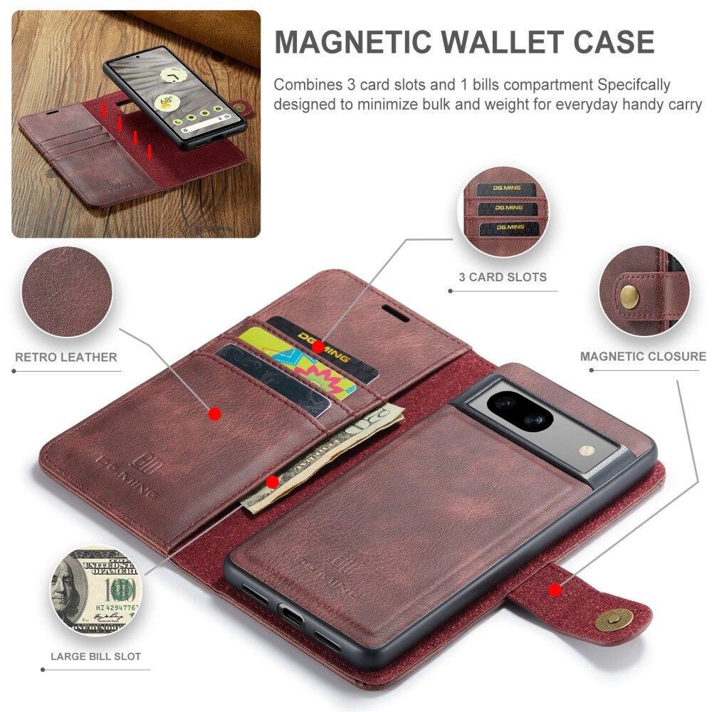 Google Pixel 9 Pro XL Magnet Wallet Red